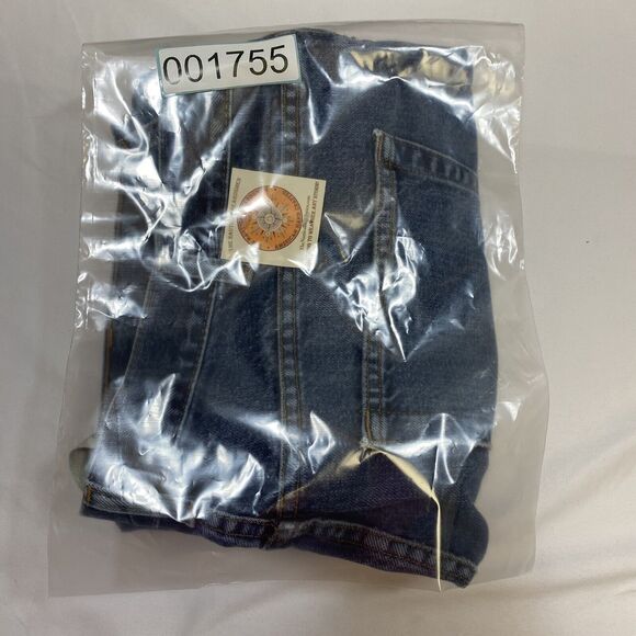 VTG Gap Jeans Men's 38x30 Blue Relaxed Fit Distressed Medium Wash Denim USA Y2K - Picture 15 of 15